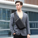 Sling Crossbody Bag Men Shoulder Bag Casual Messenger Bags Waterproof Male Waist Pack Short Travel Crossbody Bag