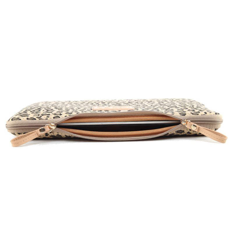 Leopard Print MacBook Air Pro Sleeve 13.3inch Laptop Sleeve Bag Handbag Sleeve Case