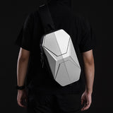 Sling Bag Hard Shell Crossbody Bag Waterproof Short Trip USB Charging Port Teenage 10L