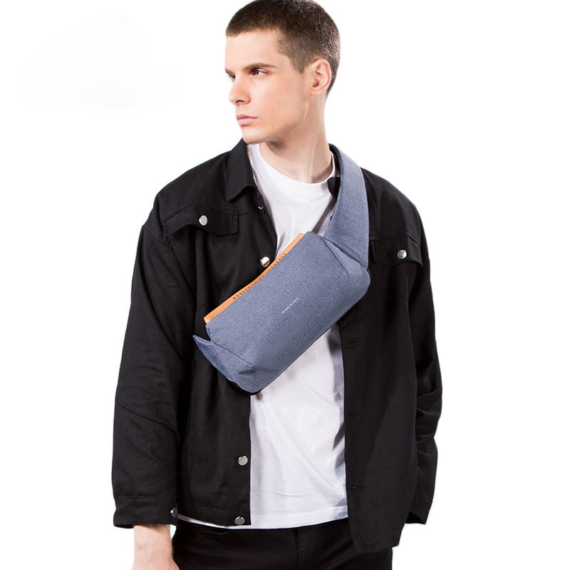 Crossbody Sling Bag Men Messenger Bags Male Waterproof Sling Chest Bag Boy Walking Bagpack