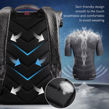 Fashion Black School Backpack for Men Women Laptop Backpacks Waterproof 15L Backpack