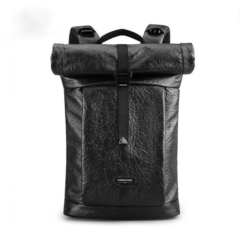 Fashion Black School Backpack for Men Women Laptop Backpacks Waterproof 15L Backpack
