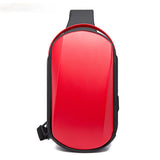 Hard Shell Sling Crossbody Bag TPU Waterproof Travel Bag Messenger Backpack Chest Bag for Women Men