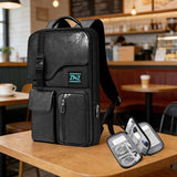 BOGO! 2 piece Backpack set Slim Expandable Laptop Backpack 15.6 Inch Business Backpack with USB Port, Waterproof Anti-Theft Travel Backpack Daypack Bookbag for Men and Women ( 1 Backpack+1 pouch)