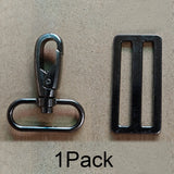 ZINZ zinc alloy hook and buckle adjustment buckle set is suitable for shoulder straps, bag straps, etc.