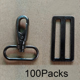 ZINZ zinc alloy hook and buckle adjustment buckle set is suitable for shoulder straps, bag straps, etc.