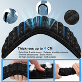 ZINMARK 79" Adjustable 3D Soft Cushion Shoulder Strap, Anti-Slip Thickened Breathable Pad, Dual Buckles & 360° Metal Swivel Hooks for Laptop Bag, Crossbody Bag, Messenger Bag, Travel Duffel and More