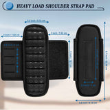 ZINZ 2P 3D-Cushion Tactical Shoulder Strap Pad for Vest Carrier, Thick & Breathable Soft Pad with Tactical Gear for Men