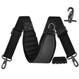 ZINZ 3D Air Cushion 58 inch Strap for Bags with Fixed Ultra-Thick Padded Breathable, Universal Strap with Double Adjustable Buckles and Swivel Hooks for D-ring Bags,Red edge