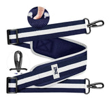 ZINZ Ultra-Thick Fixed Pad Shoulder Strap 76-inch Universal Bag Strap with Breathable Cushion and Dual Balanced Adjustable Buckles for Laptop Bag Luggage Messenger Bag Crossbody etc -Stripe-BRB