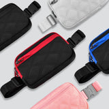 ZINZ Fanny Packs Waist Belt Bags for Travel and Daily Use, Crossbody Bum Hip Bag for Women and Men,Black