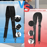 ZINMARK 60 inch Cushion Ultra Comfortable Bag Strap Thicken Shoulder Strap with Double Adjustable Buckles for Crossbody Bag