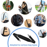 ZINMARK 60 inch Cushion Ultra Comfortable Bag Strap Thicken Shoulder Strap with Double Adjustable Buckles for Crossbody Bag