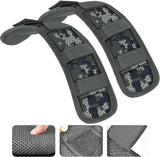 ZINZ 2-Pack Universal Shoulder Pad with Ultra Thick Cushion for Bag Luggage Bag Crossbody, Plus Long & Anti-Slip & Breathable,Black