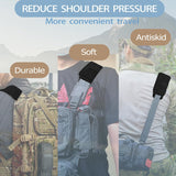 ZINMARK 2Pcs Thick Cushioned Shoulder Pads, Anti-Slip Design and Breathable Mesh Pads for Shoulder Strap,Soft and Comfortable