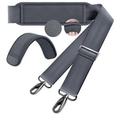 60 Inch Shoulder Strap, Ultra-Thick and Padded with Metal Swivel Hooks for Laptop Messenger and Crossbody Canvas Bags