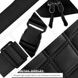 ZINZ Fanny Packs Waist Belt Bags for Travel and Daily Use, Crossbody Bum Hip Bag for Women and Men,Black