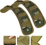 ZINZ 2-Pack Universal Shoulder Pad with Ultra Thick Cushion for Bag Luggage Bag Crossbody, Plus Long & Anti-Slip & Breathable,Black