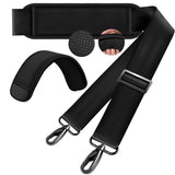60 Inch Shoulder Strap, Ultra-Thick and Padded with Metal Swivel Hooks for Laptop Messenger and Crossbody Canvas Bags