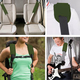 ZINZ Ultra Thick & Breathable Universal Shoulder Pad Cushion for Bag - Long & Comfort