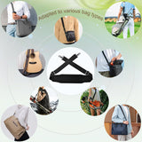 77-Inch Shoulder Strap For Bags Featuring An Ultra-Cushion Breathable Pad, And Double Adjustable Buckles For Versatility