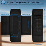 ZINZ 2P 3D-Cushion Tactical Shoulder Strap Pad for Vest Carrier, Thick & Breathable Soft Pad with Tactical Gear for Men