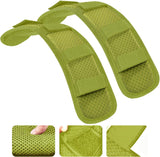 ZINZ 2-Pack Universal Shoulder Pad with Ultra Thick Cushion for Bag Luggage Bag Crossbody, Plus Long & Anti-Slip & Breathable,Black