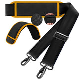 60 Inch Shoulder Strap, Ultra-Thick and Padded with Metal Swivel Hooks for Laptop Messenger and Crossbody Canvas Bags