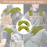 ZINZ 2-Pack Universal Wide Shoulder Pad with Ultra Thick Cushion for Bag Luggage Backpack Bag Crossbody