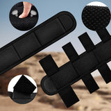 ZINZ 2-Pack Universal Shoulder Pad with Ultra Thick Cushion for Bag Luggage Bag Crossbody, Plus Long & Anti-Slip & Breathable,Black