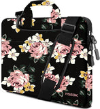 Hseok Laptop Shoulder Bag 15 15.6 16 Inch Briefcase, Compatible MacBook Pro 16 inch 2025-2019 M4 M3 M2 M1, Mac 15.4", XPS 15 and Most 15-16 inch Notebooks, Spill-Resistant Handbag, Black