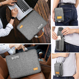 ZinMark Laptop Case 15.6 Inch Briefcase with Detachable Belt Bag, Compatible Most Popular 15.6 Inch Notebooks Chromebooks
