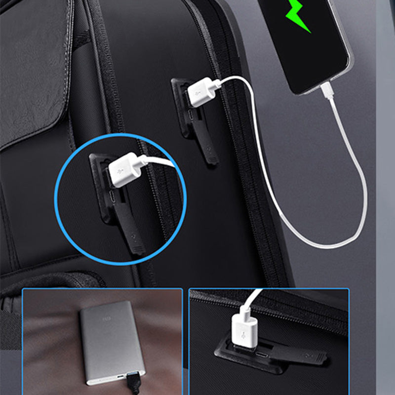 Slim Expandable Laptop Backpack 15.6 Inch Business Backpack with USB ...