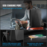 Men's 15.6" Laptop Hard Shell Backpack Waterproof Anti-theft Expandable TSA Lock Gaming Pack Luxury Business Backpack USB Charge