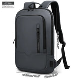 Heroic Knight Laptop Work Backpack Slim Men Waterproof Multifunctional 15.6"17" Business Trip Backpack Fashion Male School Bag