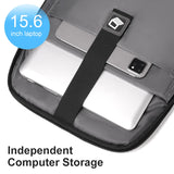 FENRUIEN men's commuter work backpack 15.6-inch laptop backpack expandable thickness lightweight travel backpack