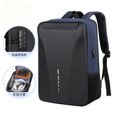 USB Business Hard Shell Backpack Men's Casual Fashionable Anti-theft Travel Backpack Advanced Tent Travel Waterproof Laptop Bag