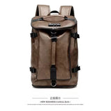 Adult Business Backpack Multi functional Handheld Travel Bag Rainproof Lightweight Leather Outdoor Men's Leisure Bag