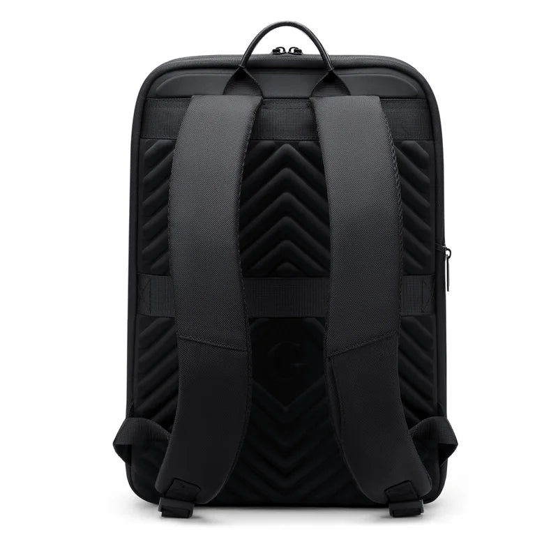 black white men designer laptop backpack GOLF Laptop Backpack Hardshell Slim Men Business Backpack Designer Fa – zinmark