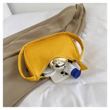 ZINZ Soft PU Leather Women Shoulder  Bags Casual Solid Color Small Top-Handle Handbags Ladies Fashion Shoulder Bags