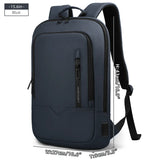 Heroic Knight Laptop Work Backpack Slim Men Waterproof Multifunctional 15.6"17" Business Trip Backpack Fashion Male School Bag