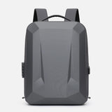 Men's Expandable Computer Backpack Large Capacity Business Travel Trip Luggage Bag E-Sports Game Hard Shell Backpack