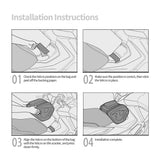 Rhinowalk Motorcycle Tunnel Bag Hard Shell Scooter Fuel Tank Bag Travel Luggage Storage Bag Accessories