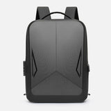 Men's Expandable Computer Backpack Large Capacity Business Travel Trip Luggage Bag E-Sports Game Hard Shell Backpack