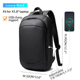 Heroic Knight Men’s Laptop Backpack 17 Inch Business Backpack Expandable Travel Backpack Waterproof USB Charging Office Mochila