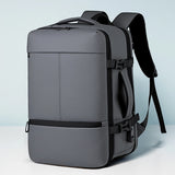 Large-Capacity Multi-Pocket Casual Backpack Business Travel Laptop Bag Lightweight Expandable Commuting Travel Storage Bag for Boarding and Going Out