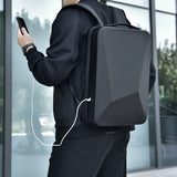 Men's 17 Inch Waterproof Laptop Backpack Expandable Hard Shell Gaming Pack TSA Anti-theft USB Charge Business Travel Bags