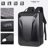 Men's New E-Sports Hard Shell Backpack 15.6 /18 Inch Anti-theft Lock Waterproof Game Laptop Male Business Cool Travel Backpack