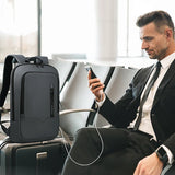 Heroic Knight Laptop Work Backpack Slim Men Waterproof Multifunctional 15.6"17" Business Trip Backpack Fashion Male School Bag