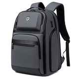 Fenruien Men 36L Business Backpack USB Waterproof  Multi Pocket Backpacks Fit 17.3 Inch Laptop